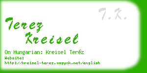 terez kreisel business card