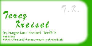 terez kreisel business card